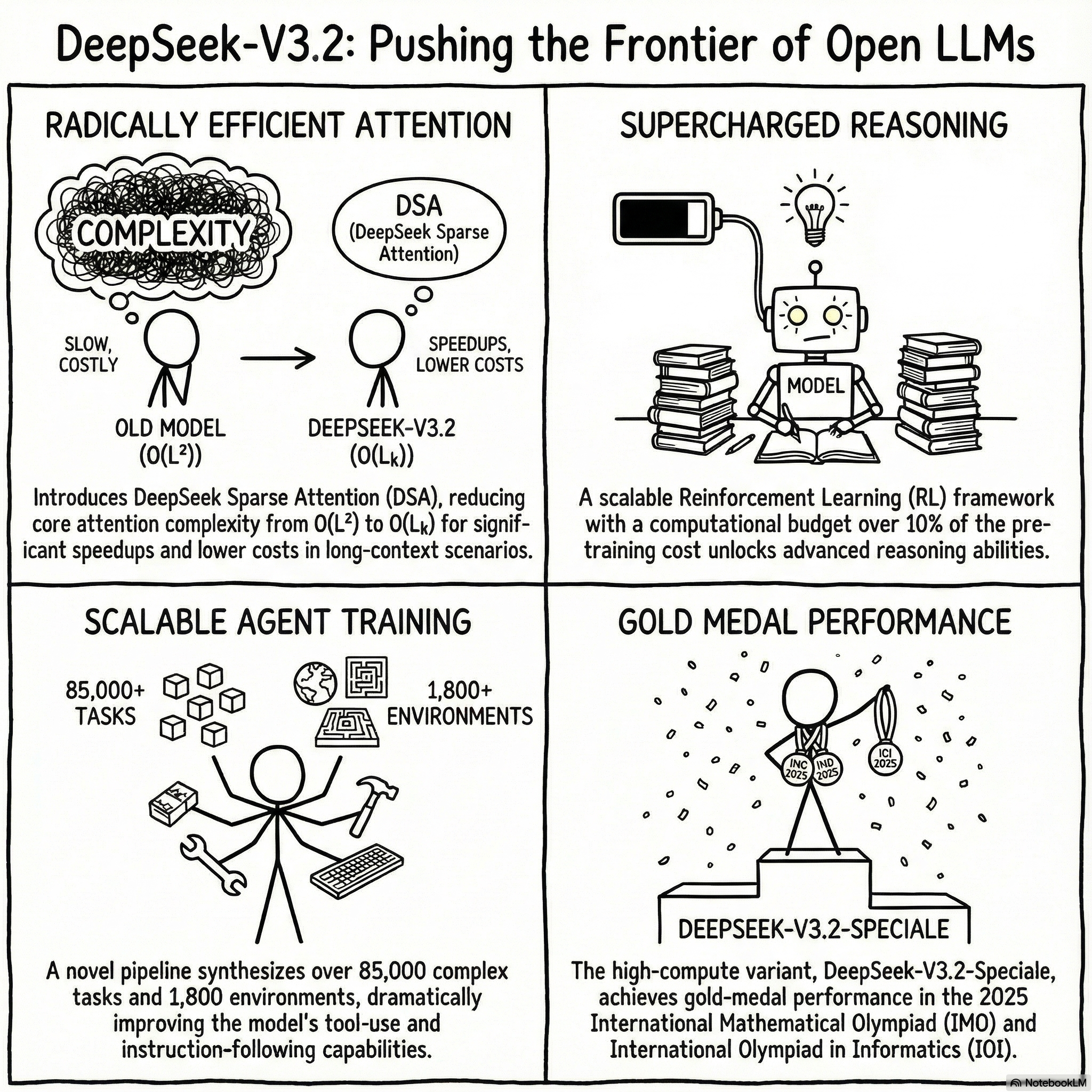 DeepSeek-V3.2: A Technical Report on Architectural Efficiency and Agentic Reasoning