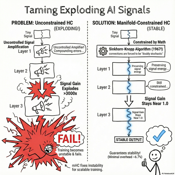 The AI Superhighway: How Manifold-Constrained Hyper-Connections (mHC) Prevent Traffic Jams in Large Language Models by DeepSeek
