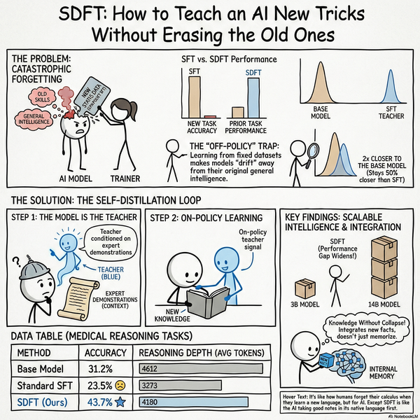 Solving Catastrophic Forgetting via Self-Distillation Fine-Tuning (SDFT)